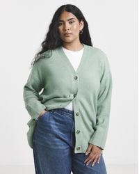 Simply Be - Sponge Boyfriend Cardigan - Lyst