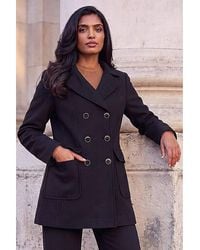 Roman - Roman Double Breasted Smart Coat - Lyst