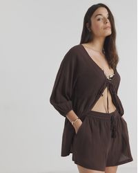 Simply Be - Cheesecloth Beach Co-Ord - Lyst