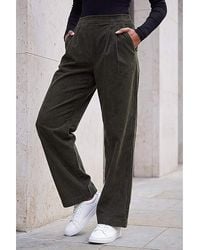 Roman - Roman Cord Wide Leg Trousers - Lyst