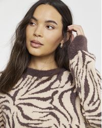 Simply Be - Print Crew Neck Jumper - Lyst