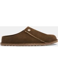 Birkenstock - Zermatt Suede Leather Mule - Lyst