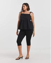 Simply Be - Stretch Denim Capri Jeans - Lyst