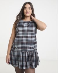 Neon Rose - Tartan Mini Dress - Lyst