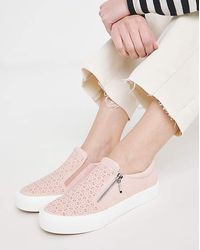 JD Williams - Zip Detail Slip On Trainer E Fit - Lyst