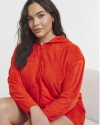 Simply Be - Towelling Lounge Shortie Set - Lyst