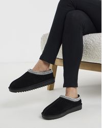 Simply Be - Embroidery Full Mule Slipper Extra Wide - Lyst