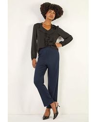 Roman - Roman Straight Leg Ponte Stretch Trouser - Lyst