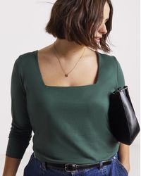 Simply Be - Long Sleeve Square Neck Top - Lyst