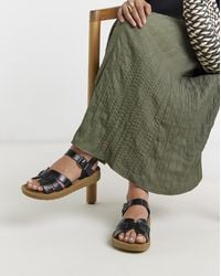 Simply Be - Woven Comfort Sandal Extra Wide - Lyst