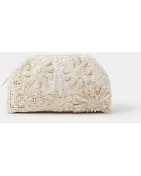 Accessorize - Macrame Sequin Clutch Bag - Lyst