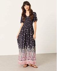FatFace - Alma Paisley Midi Dress - Lyst