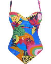 Simply Be - Underwired Swimsuit - Lyst