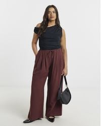 Simply Be - Pleat Front Palazzo Trouser - Lyst