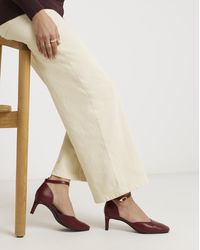 Heavenly Soles - Two Part Heeled Shoes Wide - Lyst