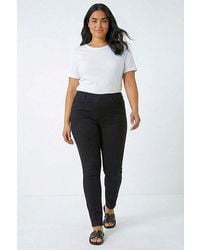 Roman Curve - Stretch Denim Jegging - Lyst