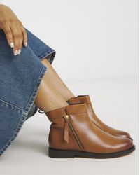 JD Williams - Side Zip Ankle Boots E Fit - Lyst