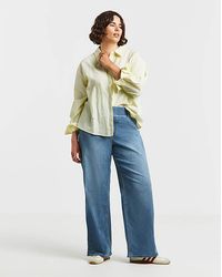 Simply Be - Wide Leg Pull On Jegging - Lyst
