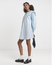 Neon Rose - Stripe Smock Dress - Lyst