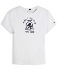 Tommy Hilfiger - Garment Dye Crest Tee - Lyst