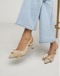 Simply Be - Oversized Bow Pointy Court Shoe Wide - Lyst