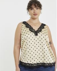 Simply Be - Lace Trim Cami - Lyst