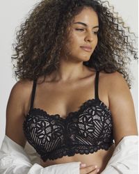 Figleaves - Harper Lace Bralette D-G - Lyst