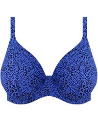 Elomi - Pebble Cove Plunge Bikini Top - Lyst