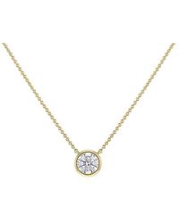 iJewel - 9Ct Lab Diamond 1Ct Necklace - Lyst