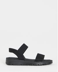 Simply Be - Stretchy Strap Sandal Ex Wide - Lyst