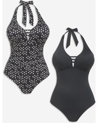JD Williams - Value 2 Pack Halterneck Swimsuits - Lyst