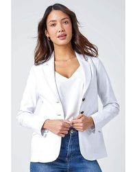 Roman - Roman Button Detail Stretch Blazer - Lyst