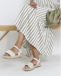 Simply Be - Flatform Espadrille Sandals Extra Wide - Lyst