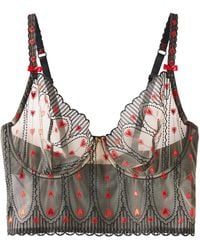 Simply Be - Sexy Stripy Hearts Non Padded Bra - Lyst