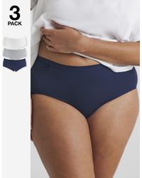 Sloggi - 3Pk Basic Midi Knicker - Lyst