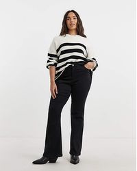 Simply Be - Fleece Lined Cosy Flare Leg Jean - Lyst