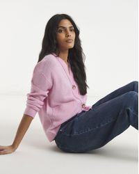 Simply Be - V-Neck Cardigan - Lyst