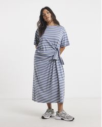 Simply Be - Jersey Midi With Side Tie - Lyst