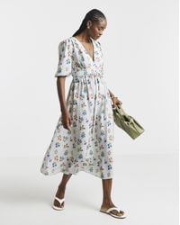 Simply Be - Waist Detail Midi Dress - Lyst