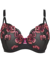 Joanna Hope - Poppy Embroidery Balcony Bra - Lyst