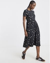 Simply Be - Supersoft Midi Dress With Pockets - Lyst