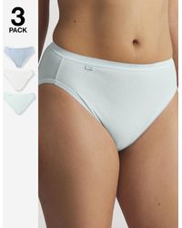 Sloggi - 3Pk Tai Hi Leg Knicker Mint Multi - Lyst