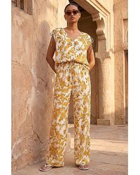 Roman - Roman Floral Hotfix Tie Blouse - Lyst