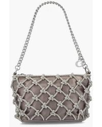 Guess - Zalina Diamante Knot Shoulder Bag - Lyst