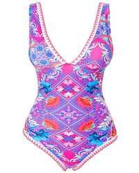 Figleaves - Frida Non Wired Swimsuit - Lyst