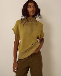 Monsoon - Fay High Neck Knit Tank - Lyst