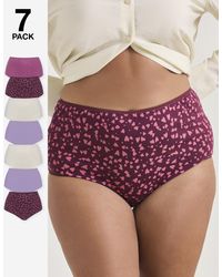 Pretty Secrets - 7 Pack Full Fit Knickers - Lyst