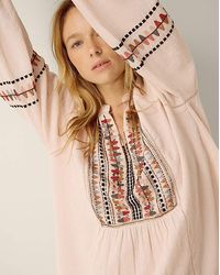 Monsoon - Aoife Geometric Embroidered Top - Lyst