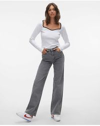 Vero Moda - Tessa High Rise Wide Leg Jean - Lyst