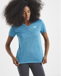Under Armour - Tech V Neck T-Shirt - Lyst